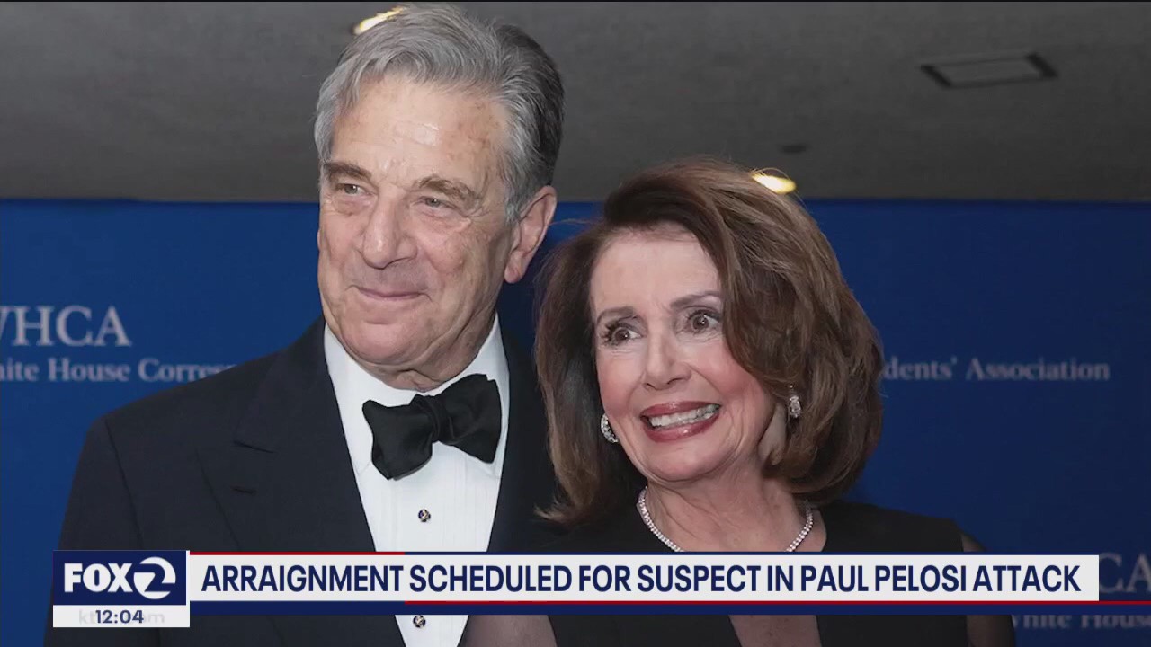 Accused Paul Pelosi attacker to be arraigned