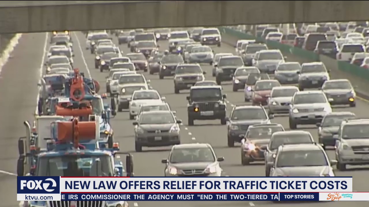 New law offers relief for traffic ticket costs