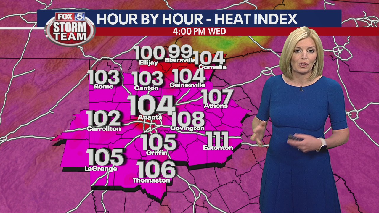Brutal heat continues in Georgia, multiple alerts issued