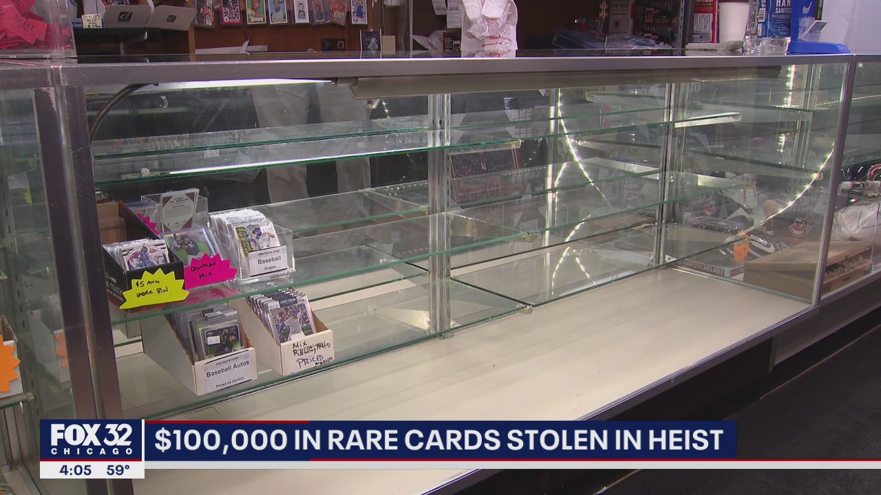 $100K in rare sports cards stolen in Chicago heist