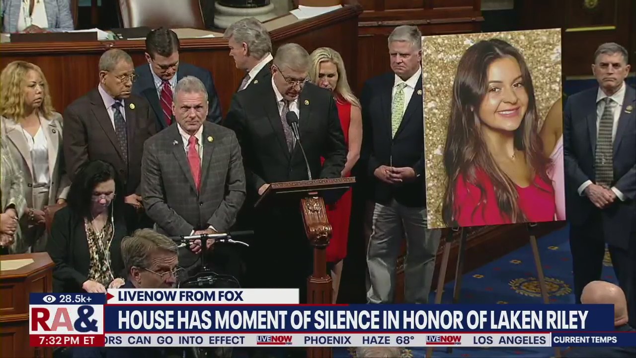 US House moment of silence honors Laken Riley