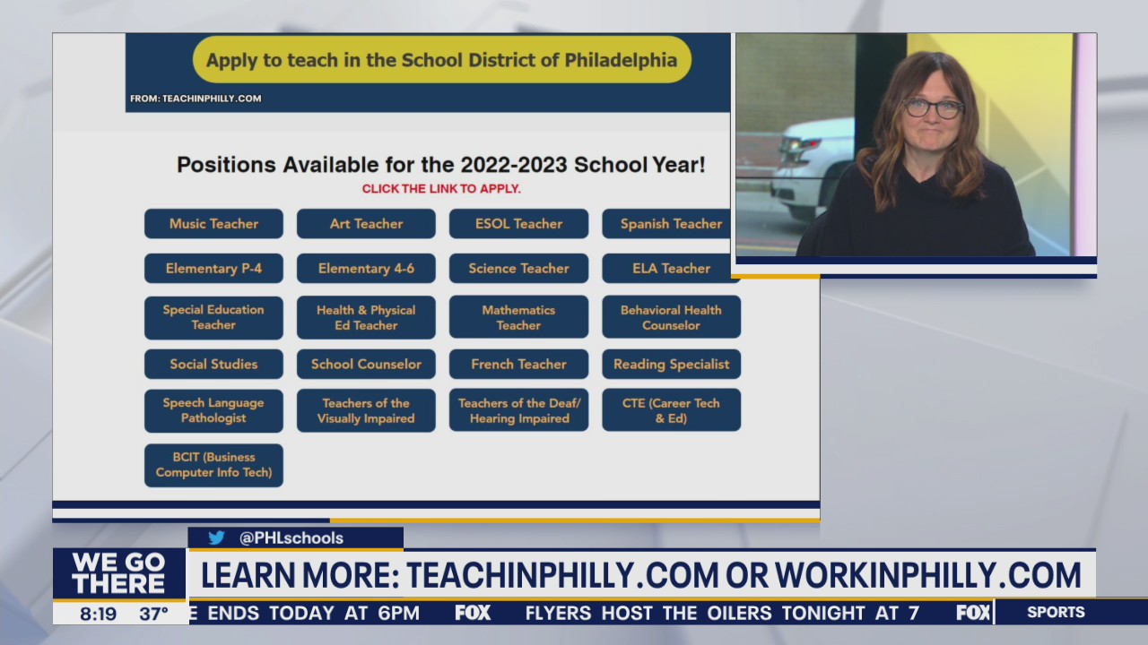 School District of Philadelphia searching for more teachers after more than 150 left city positions