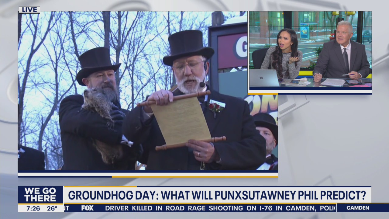 Groundhog Day: Punxsutawney Phil predicts 6 more weeks of winter