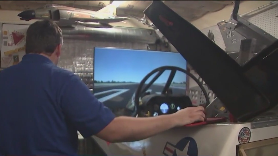 Father, son give old aircraft parts new life