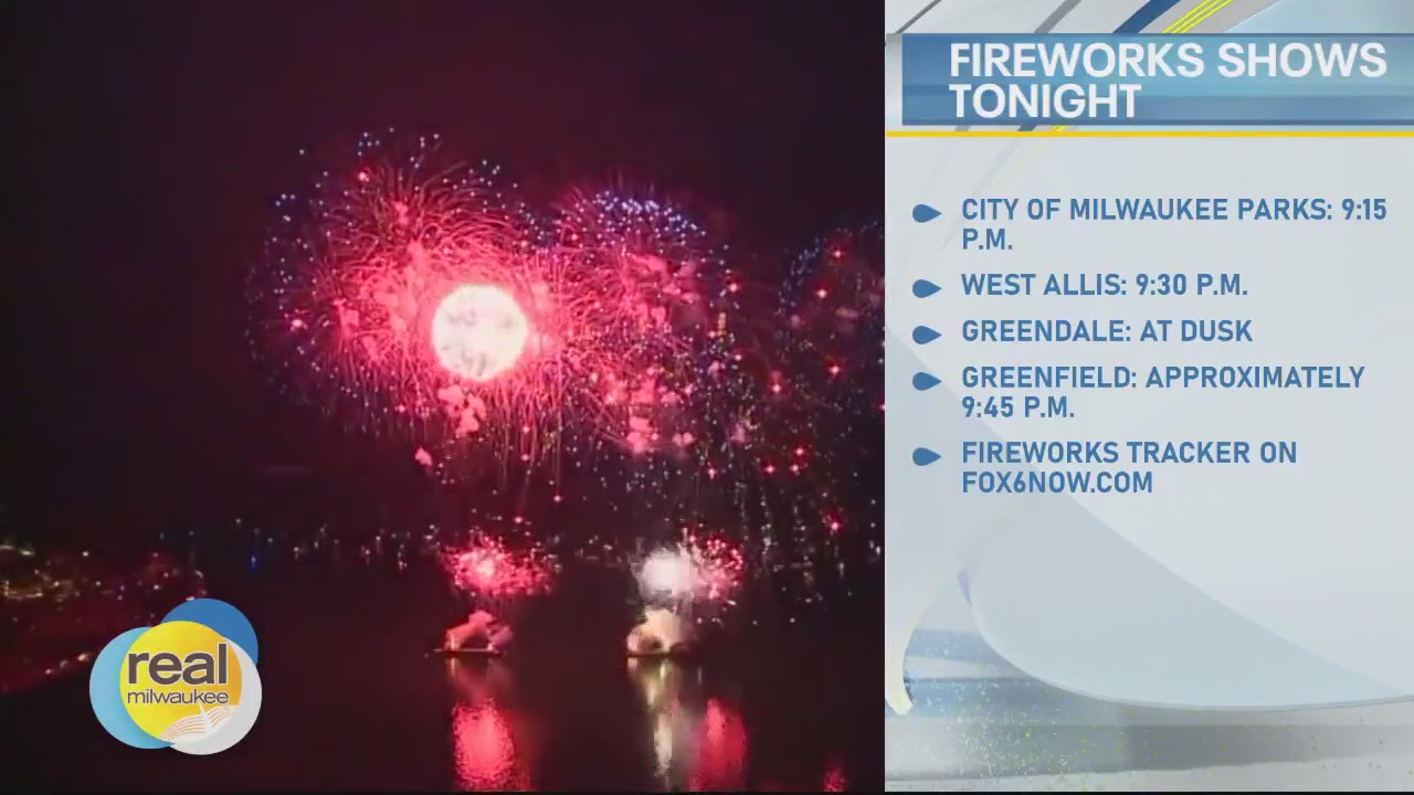 Fireworks galore in The Bubbler on July 4, 2023