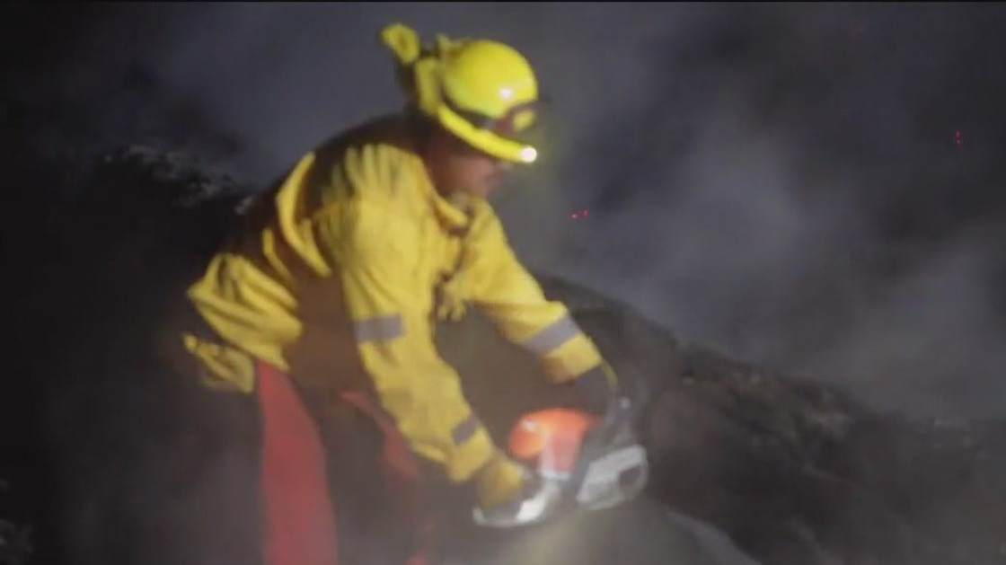 Crews work to contain Snell Fire in Napa County