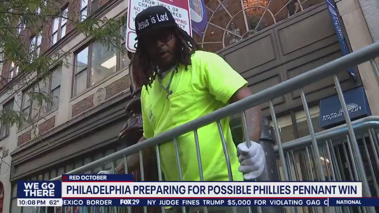 Philadelphia preparing for possible Phillies pennant win