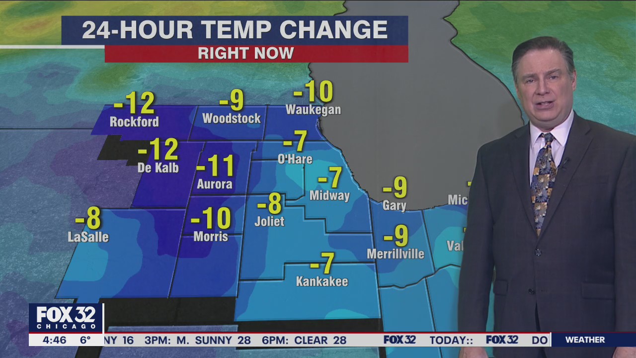 Morning forecast for Chicagoland on Jan. 11th