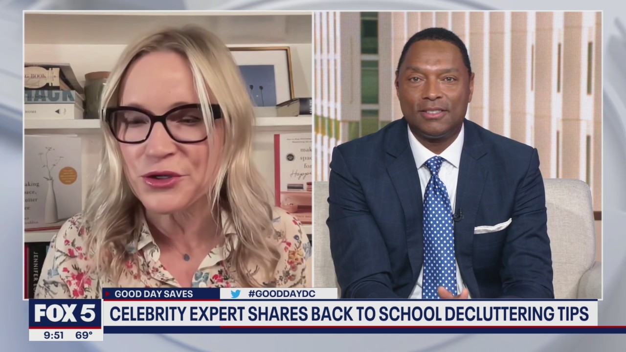 Celebrity expert shares back to school decluttering tips