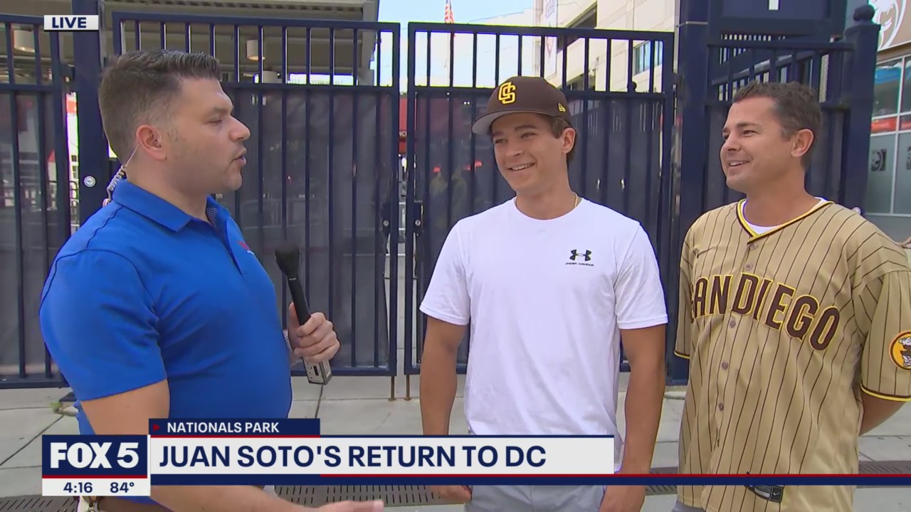 San Diego Padres fans in DC for Juan Soto's return
