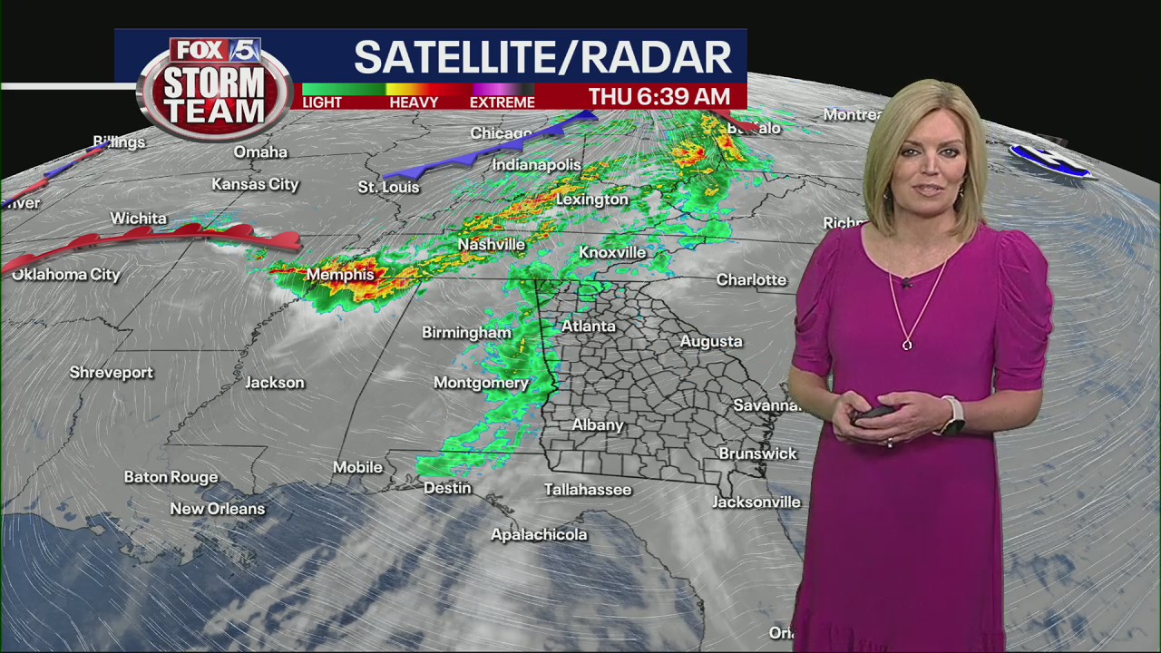 Thursday morning weather forecast