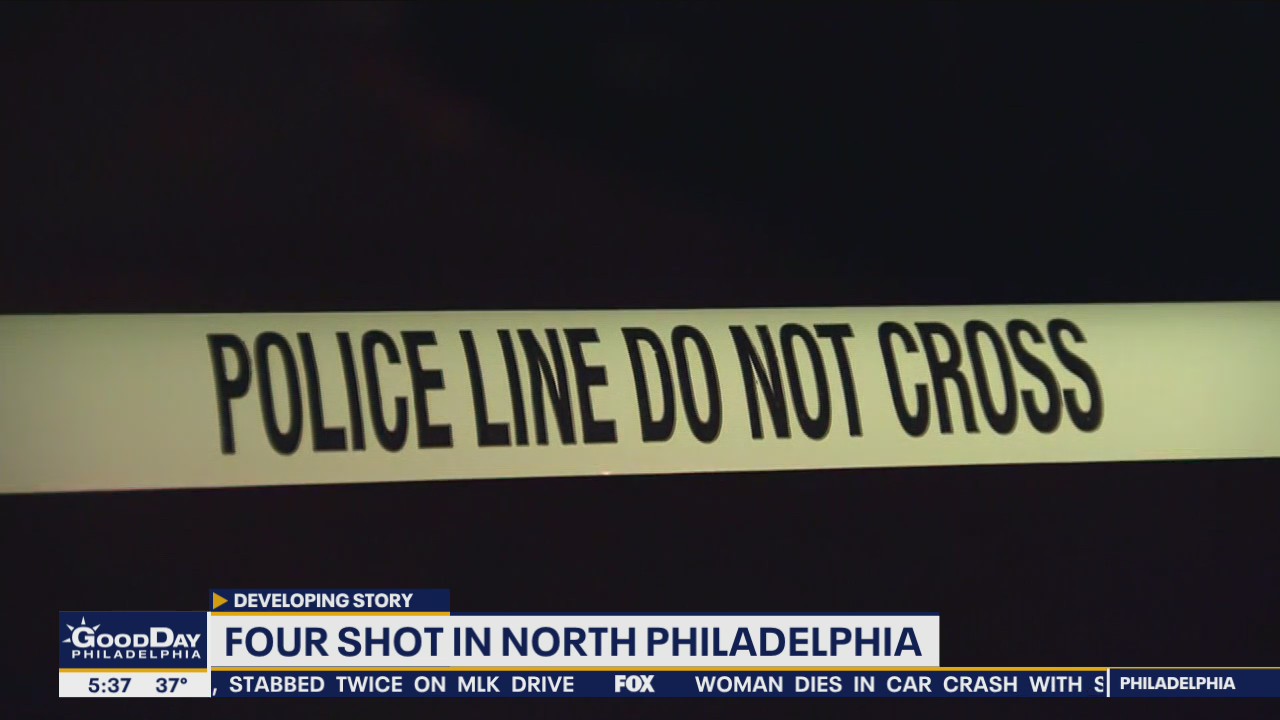 Police: Four people shot in North Philadelphia