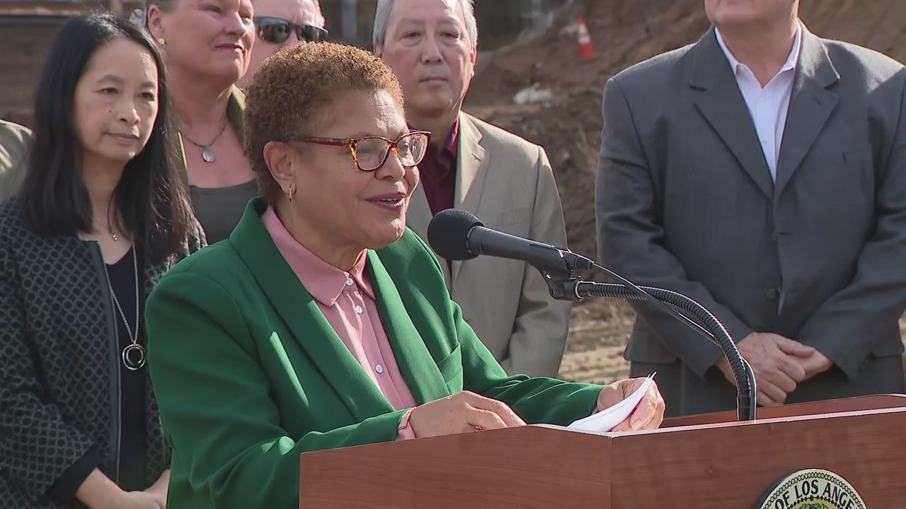 Mayor Karen Bass talks about the need for affordable housing in LA