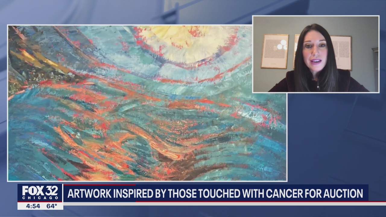 Organization auctioning off artwork inspired by cancer stories