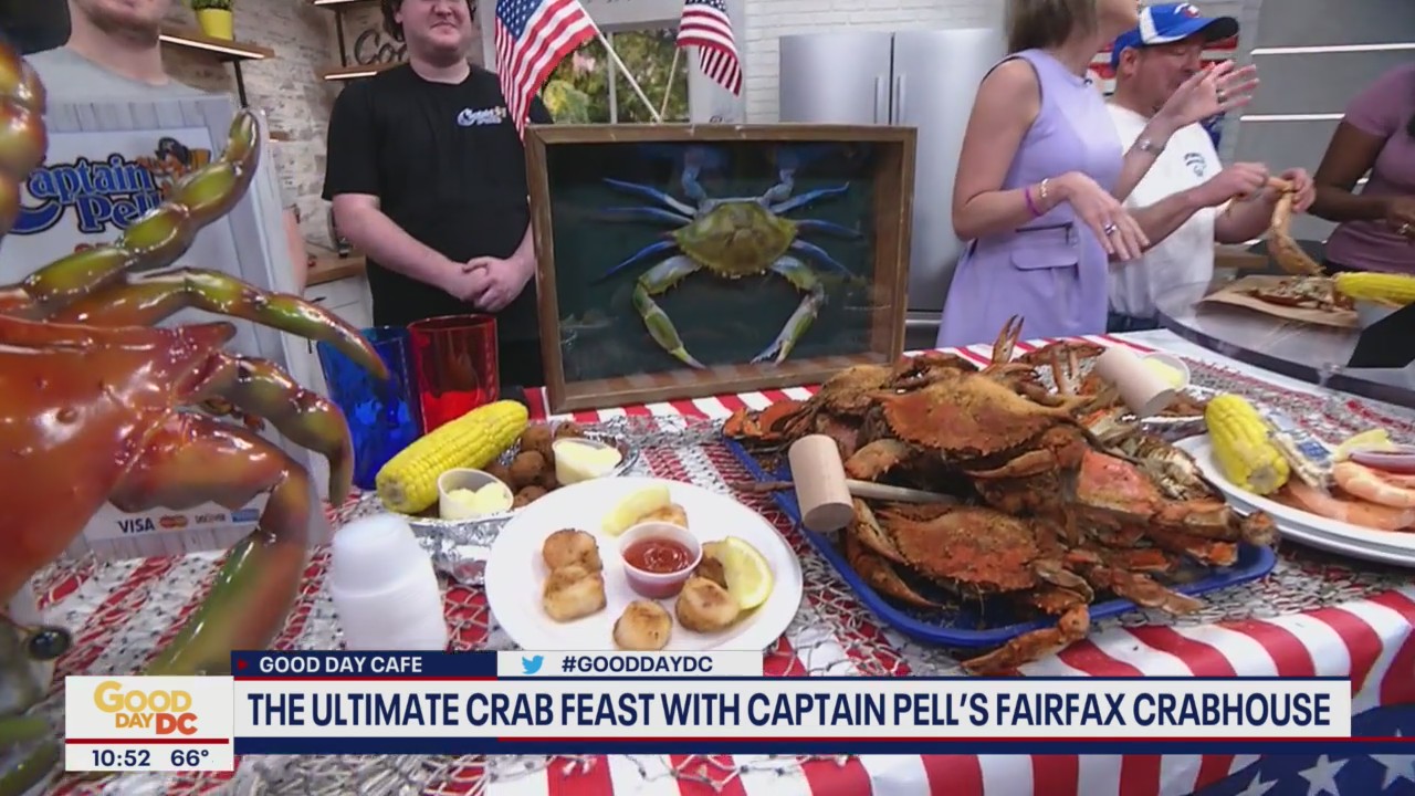 The ultimate crab feast with Captian Pell's Fairfax Crabhouse
