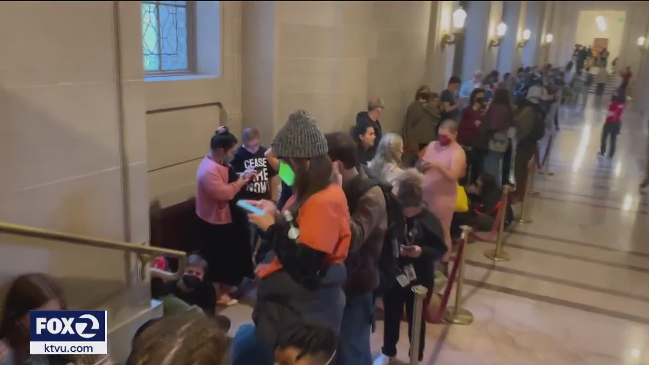 More than 6 hours of public comment as SF Supervisors consider ceasefire resolution.