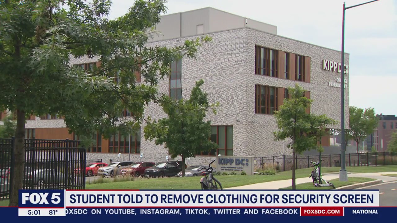 KIPP DC student forced to lift shirt, expose herself after underwire in bra sets off metal detector