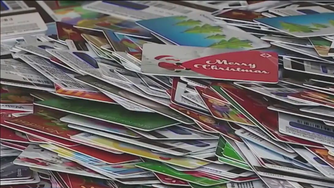 Unspent gift cards from the holidays