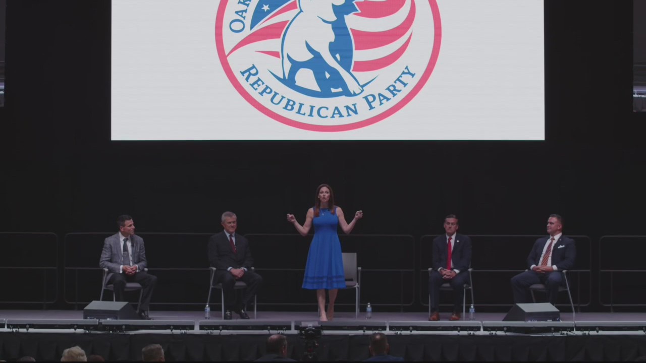 Republican governor candidates take stage for last debate before Aug. 2 Primary