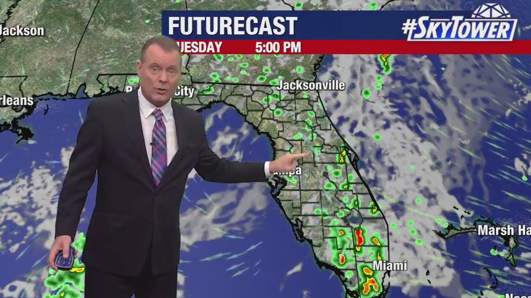 Tampa weather | some showers possible Tuesday