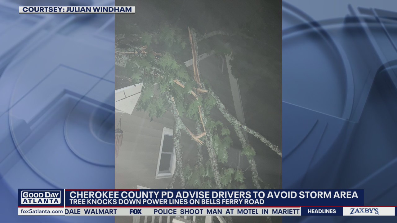 Severe storms leave behind a mess