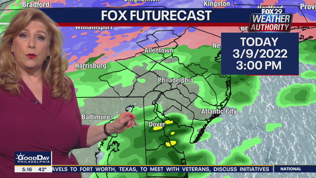 Weather Authority: Wednesday 5 a.m. update
