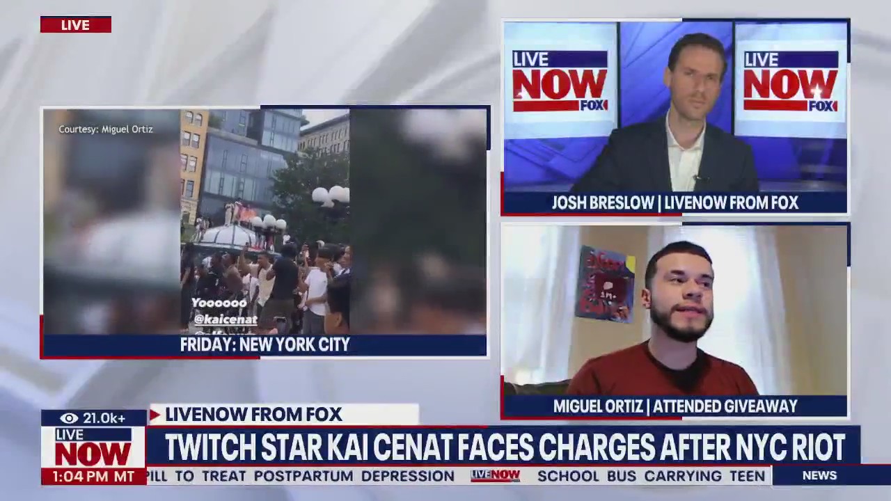 Kai Cenat: Witness recalls Manhattan mayhem