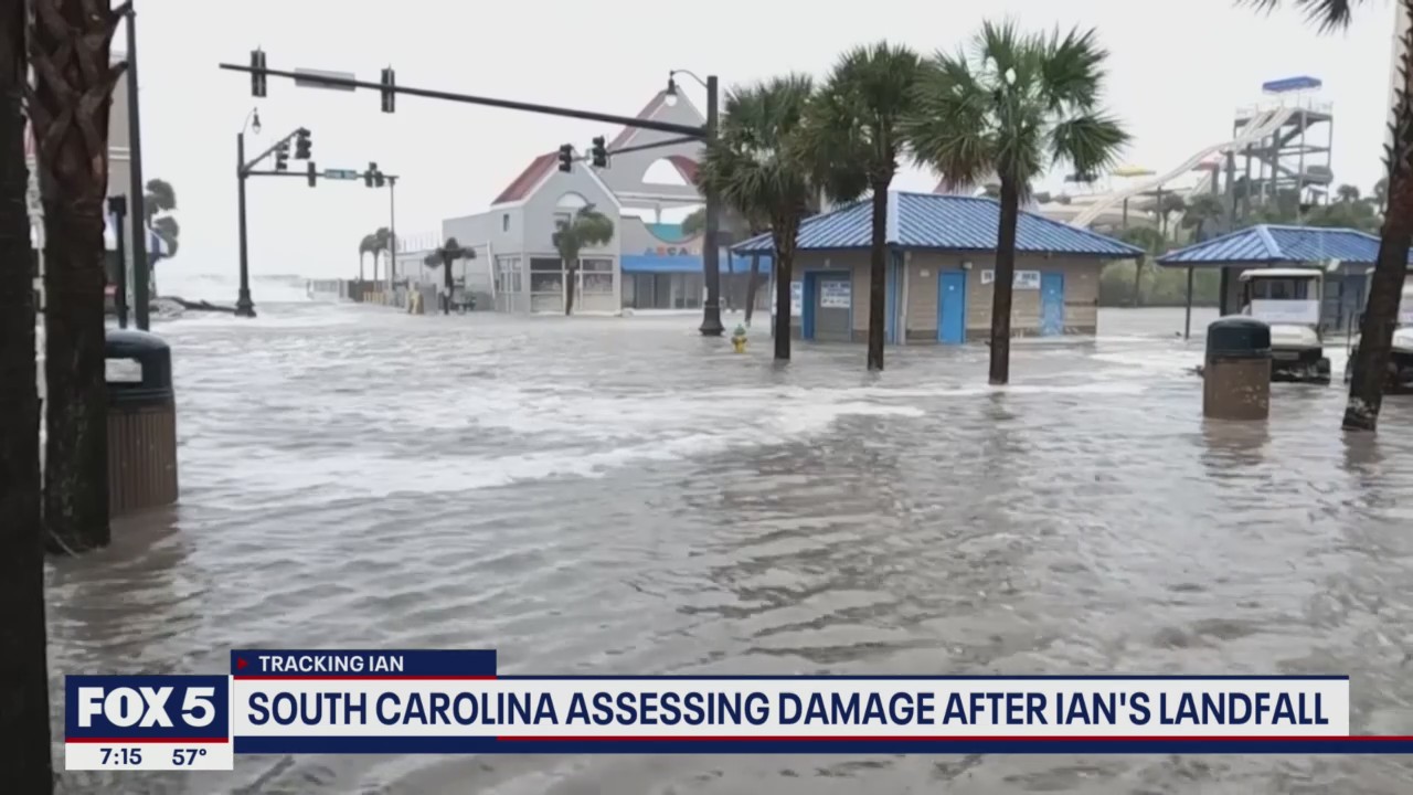 South Carolina assesses damage caused by Hurricane Ian