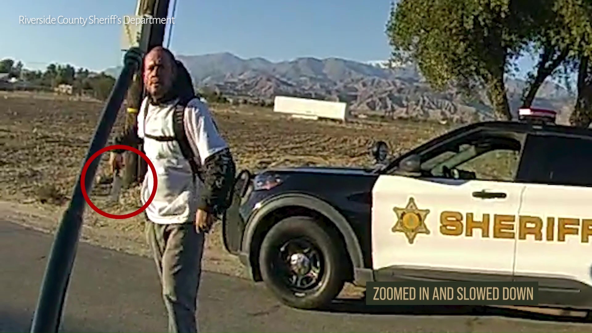 Riverside County deputy shoots cleaver-wielding cyclist claiming to be 'Antichrist'