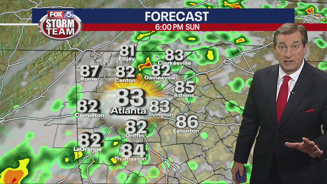 Friday evening forecast update