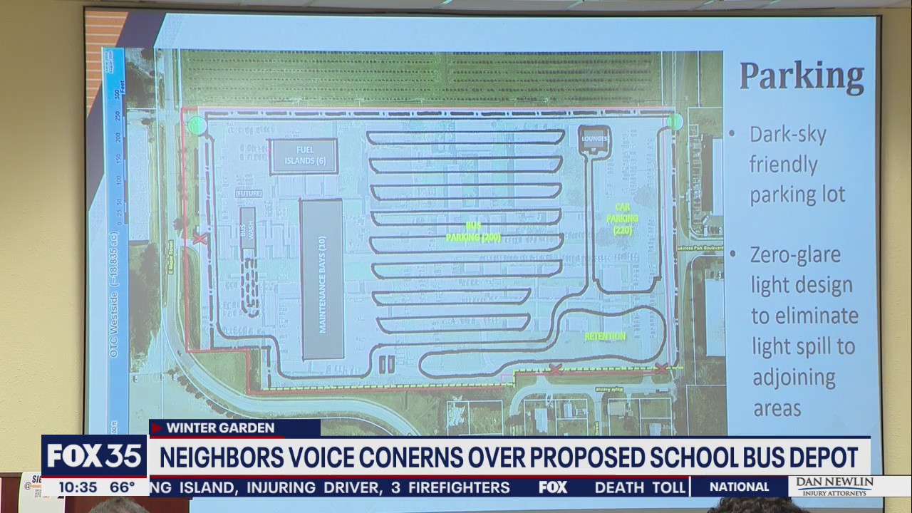 Proposed school bus depots sparks debate in Winter Garden