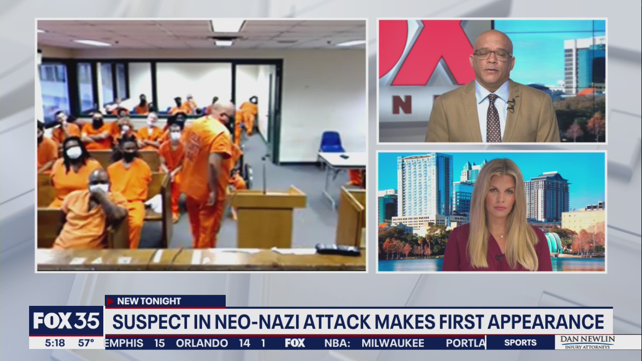 Suspect in Neo-Nazi attack makes first appearance