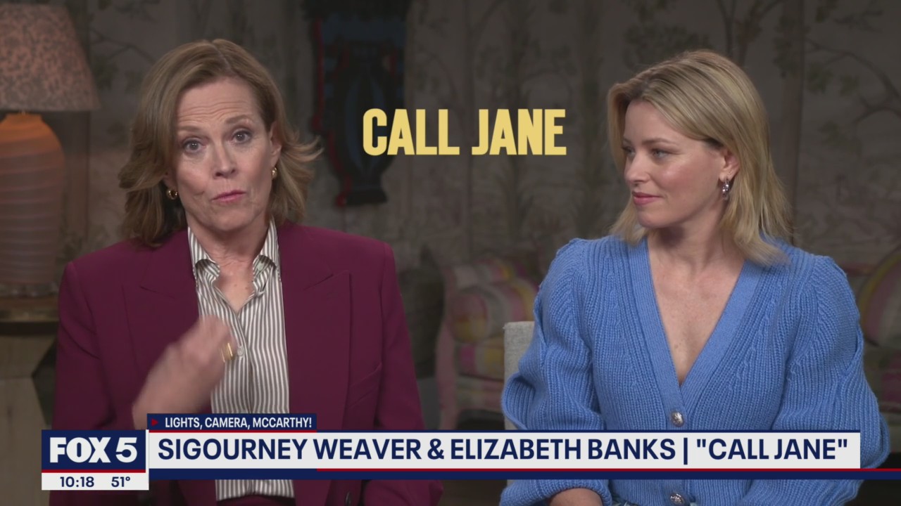 Sigourney Weaver, Elizabeth Banks talk new film "Call Jane"