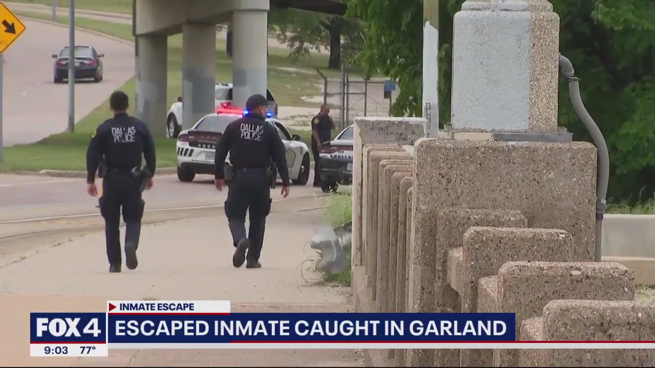 Dallas County escaped inmate captured in Garland