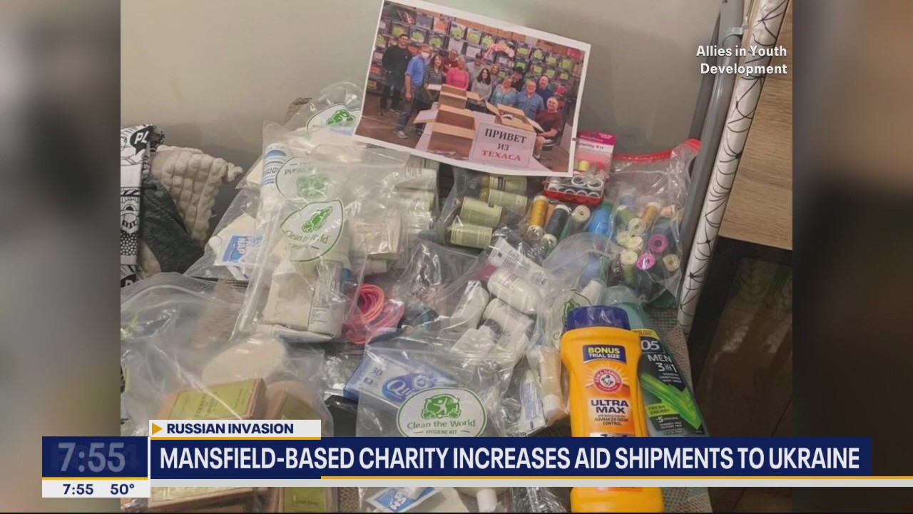 Mansfield-based charity increases aid shipments to Ukraine