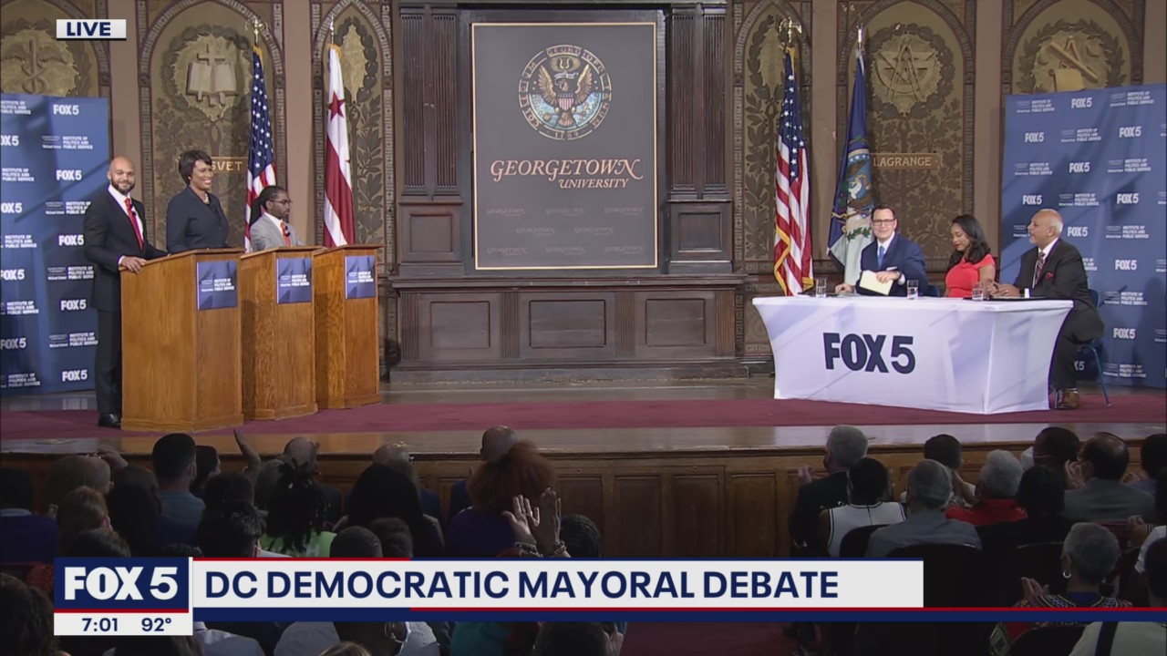 DC Mayoral Debate: Candidates discuss violent crime and increasing police