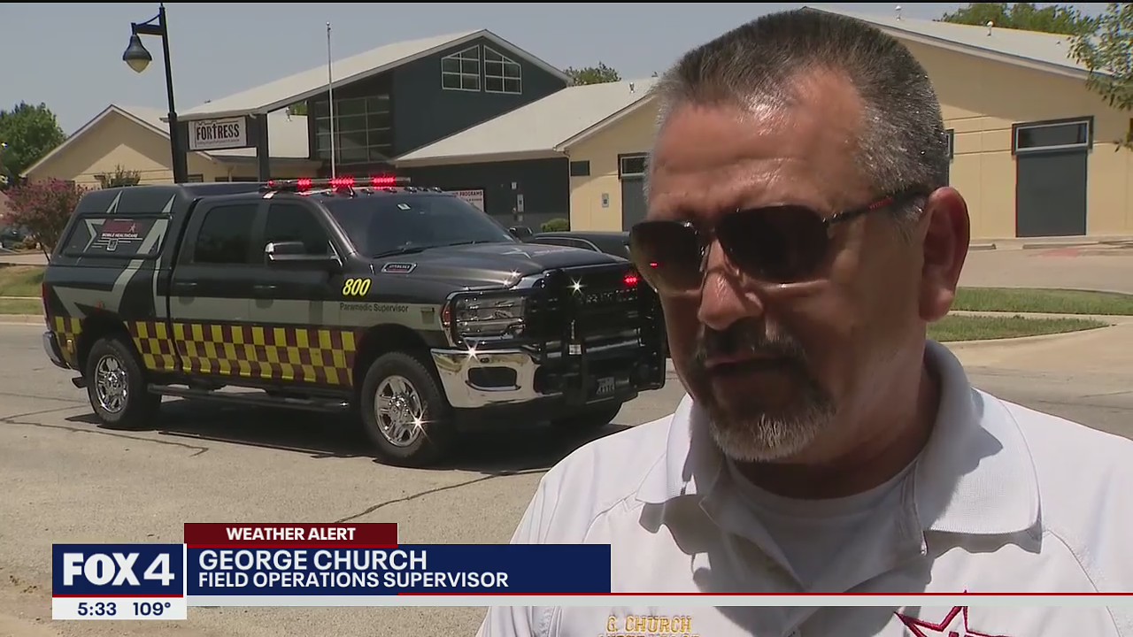 Fort Worth MedStar sees increase in heat-related calls as excessive heat warning continues