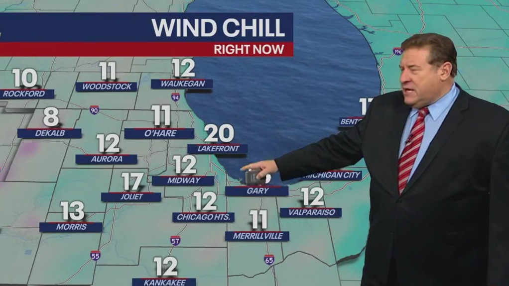 Saturday morning weather for Chicagoland on Dec. 17