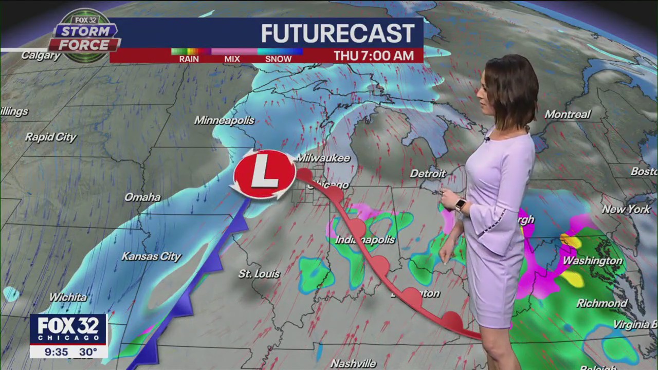 Chicago weather: Snow hits Thursday, followed by cold