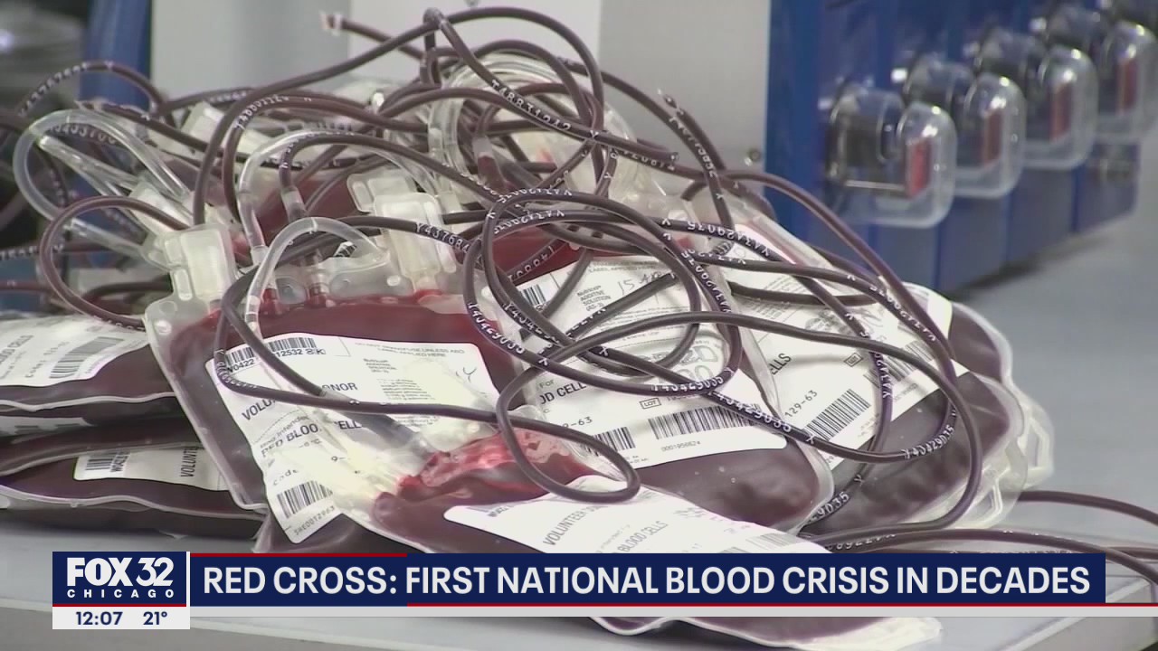 Red Cross: First national blood crisis in decades