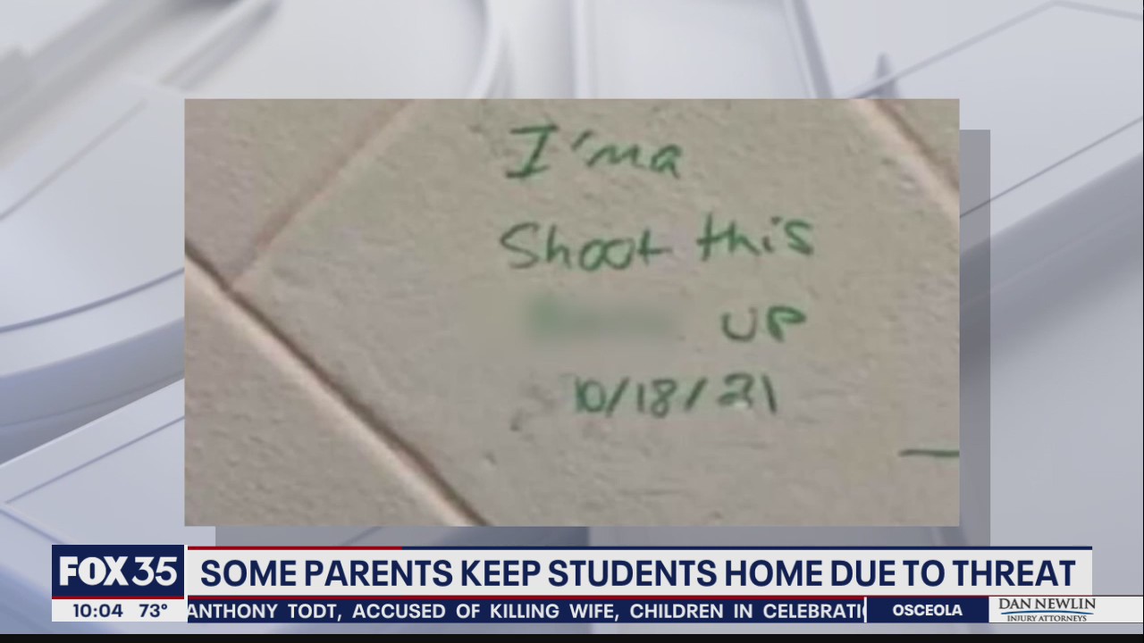 Some parents keep students home due to school threat