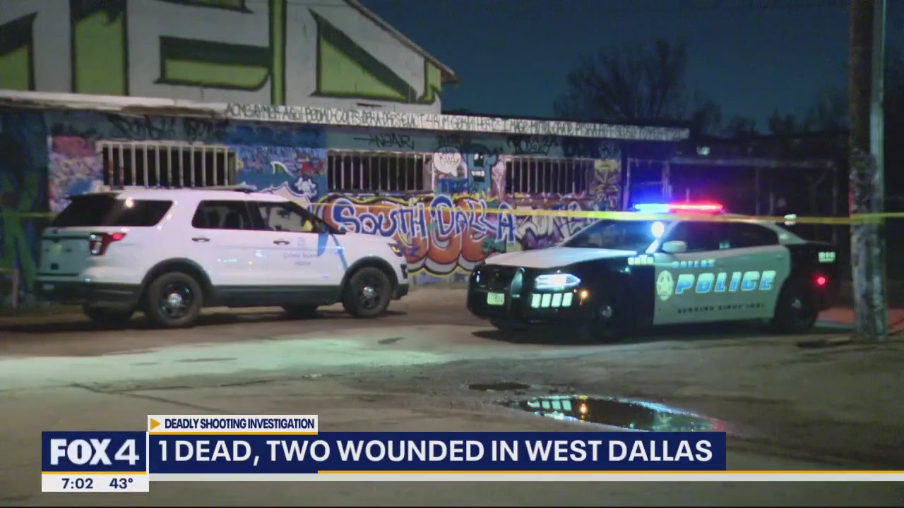 1 dead, 2 wounded in west dallas