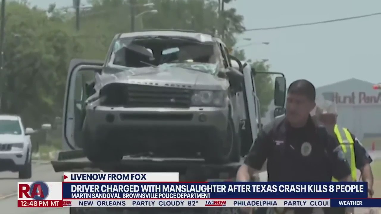 Brownsville crash: Driver charged with manslaughter after 8 killed