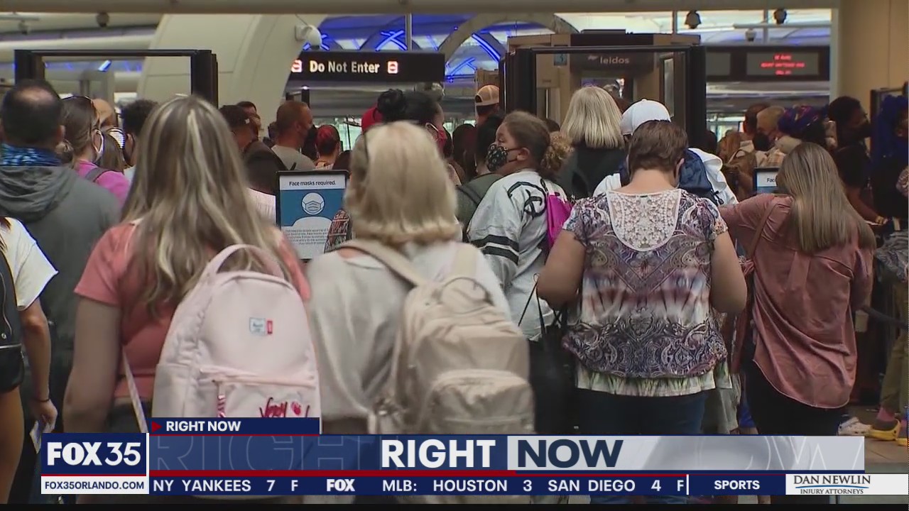 Orlando International Airport sees busiest Labor Day weekend in years