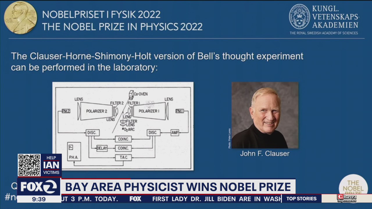 Bay Area physicist wins a Nobel Prize