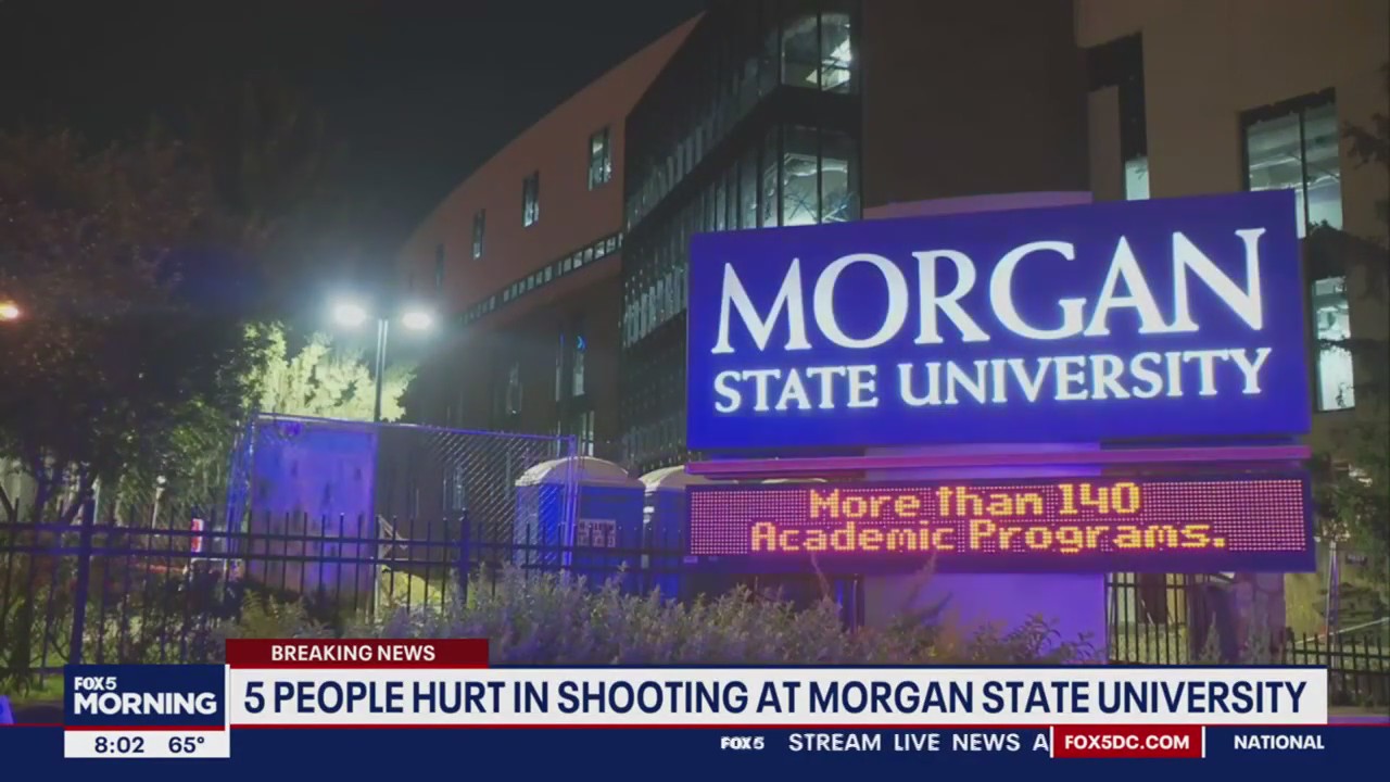 Morgan State Shooting: Search for suspects after 5 shot at campus homecoming event in Baltimore