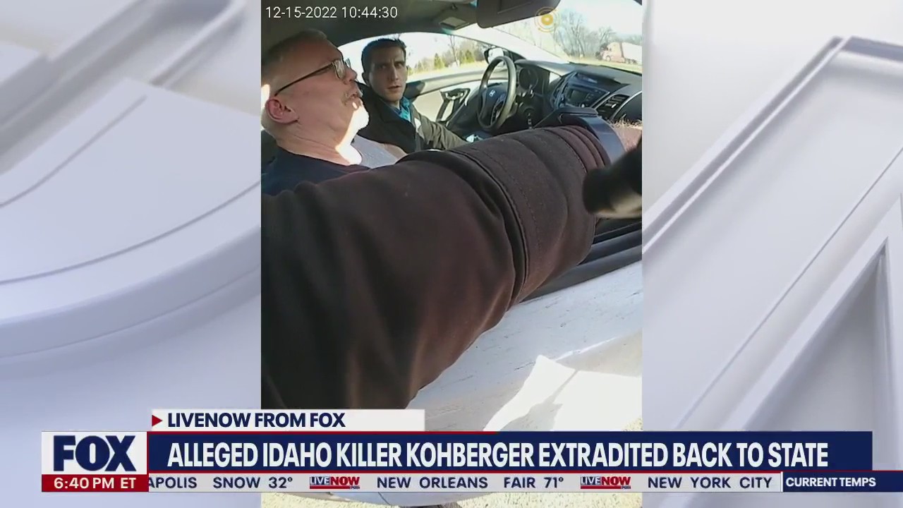 Idaho murder update: NEW body cam video shows suspect as extradition continues | LiveNOW from FOX