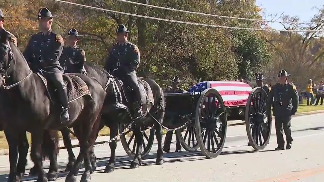Funeral services for fallen Jackson County deputy
