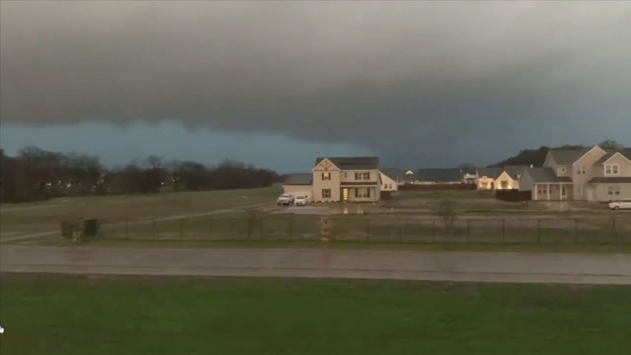 Possible tornado spotted in Weatherford