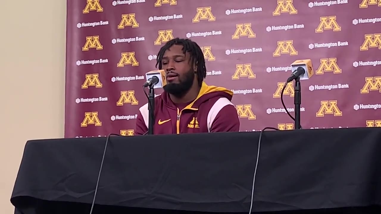Mo Ibrahim talks 4th quarter fumble in Gophers loss to Iowa